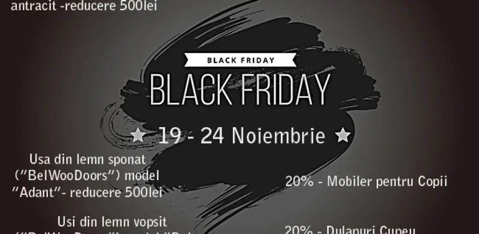 BLACK FRIDAY 2018 в VALDIMOBILA