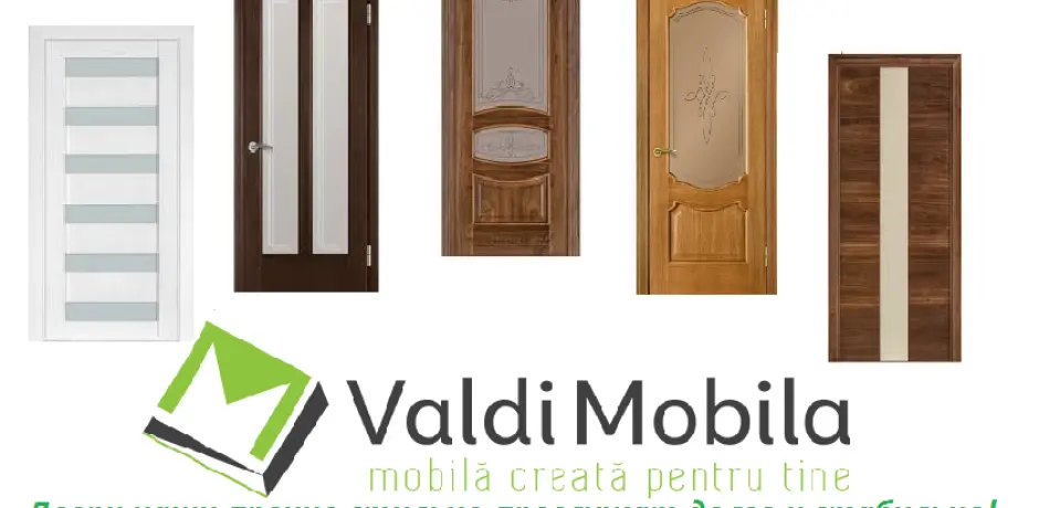 Суперцены на межкомнатные двери в ValdiMobila! Двери TERMINUS со скидкой 500 лей