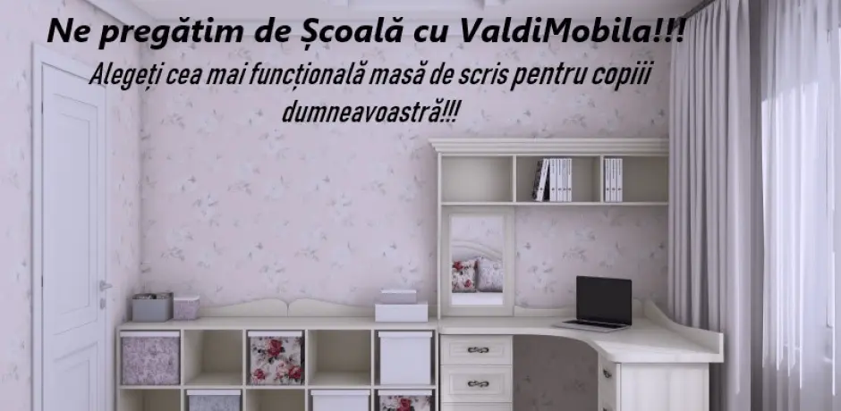 Готовимся к школе с ValdiMobila! Как правильно выбрать стол в детской комнате?
