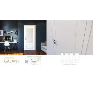 Ușă interior Rodos Cortes Galant cu sticlă-2