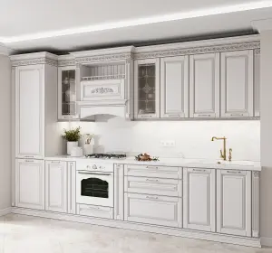 Bucătărie în stil clasic din MDF vopsit „Venetia“