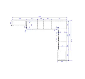 Bucătărie în stil clasic din MDF vopsit „Benevento“-6