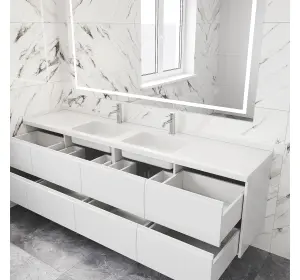 Mobilier pentru baie din MDF vopsit ,,Asturias"-3