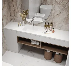 Mobilier pentru baie din MDF vopsit ,,Alicante"-2