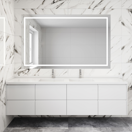 Mobilier pentru baie din MDF vopsit ,,Asturias"-1