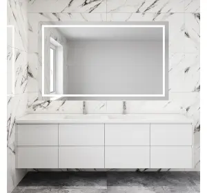 Mobilier pentru baie din MDF vopsit ,,Asturias"