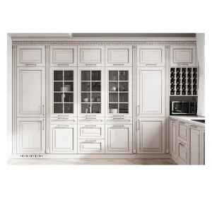 Bucătărie în stil clasic din Mdf cu furnir „Alessandria“-3