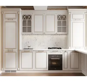 Bucătărie în stil clasic din MDF vopsit „Ancona“