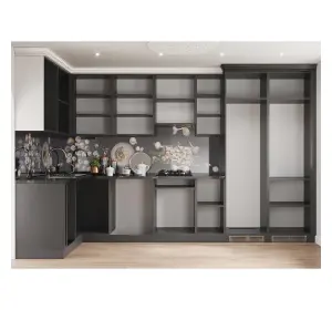 Bucătărie în stil neoclasic din MDF vopsit „Belluno“-3