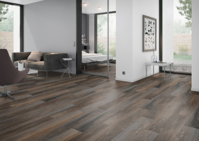 Laminat SPC Quartz Vinyl One Flor Europe Smoked Pine Brown (OFR-055-068)-4