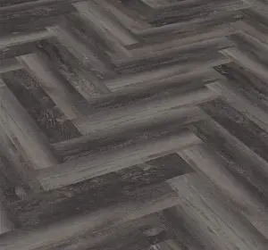 Виниловое клеевое покрытие на пол LVT – One Flor Europe Smoked Pine Black (OFD-055-269)