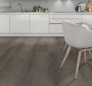 Laminat SPC Quartz Vinyl One Flor Europe Cerused Oak Dark Brown (OFR-055-067)