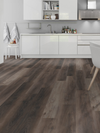 Ламинат SPC Кварц Винил One Flor Europe Walnut Dark Brown (OFR-055-050)-1