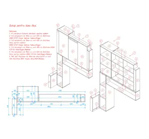 Mobilier pentru baie din MDF AGT ,,Toledo"-3