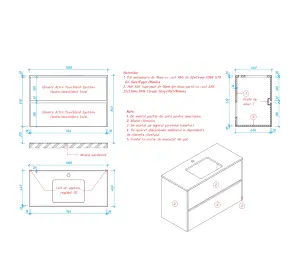 Mobilier pentru baie din MDF AGT ,,Avila"-3