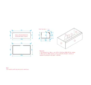 Mobilier pentru baie din MDF vopsit „Segovia“-3