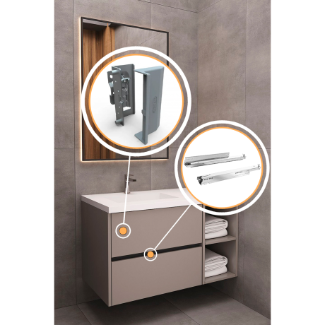 Mobilier pentru baie din Pal melaminat ,,Zamora"-2