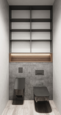 Mobilier pentru baie din Pal melaminat ,,Cuenca"-2
