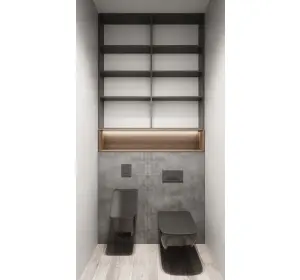 Mobilier pentru baie din Pal melaminat ,,Cuenca"-2