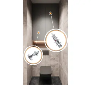 Mobilier pentru baie din Pal melaminat ,,Castellon"-3