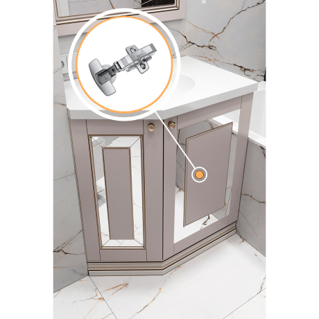 Mobilier pentru baie din MDF vopsit ,,Gerona"-2