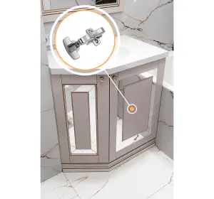 Mobilier pentru baie din MDF vopsit ,,Gerona"-2