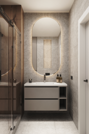 Mobilier pentru baie din Pal melaminat ,,Madrid"-1