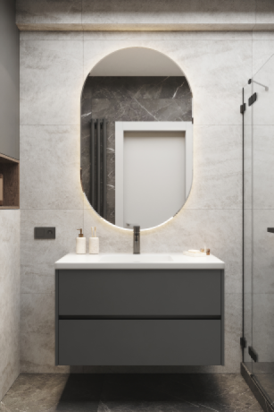 Mobilier pentru baie din MDF AGT ,,Avila"-1