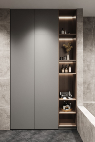 Mobilier pentru baie din Pal melaminat ,,Teruel"-1