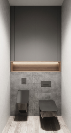 Mobilier pentru baie din Pal melaminat ,,Cuenca"-1