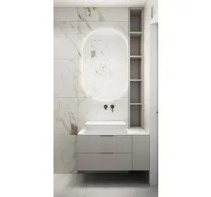 Mobilier pentru baie din MDF vopsit ,,Valencia"