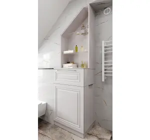 Mobilier pentru baie din MDF vopsit ,,Lugo"