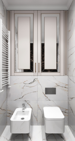 Mobilier pentru baie din MDF vopsit ,,Orense"-1