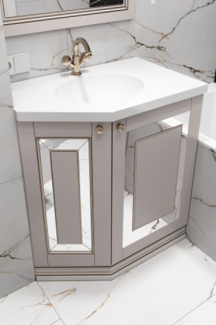 Mobilier pentru baie din MDF vopsit ,,Gerona"-1