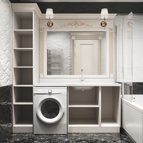 Mobilier pentru baie din MDF vopsit ,,Tarragona"-2
