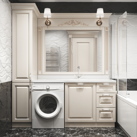 Mobilier pentru baie din MDF vopsit ,,Tarragona"-1