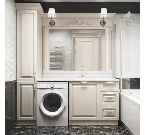 Mobilier pentru baie din MDF vopsit ,,Tarragona"