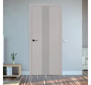 Ușă interior Korfad Vertical Gri deschis-2