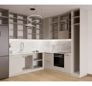 Bucătărie în stil modern din Pal melaminat Lerida-3