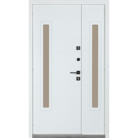 Ușă intrare casă Bulat House 706 Satin Alb-2