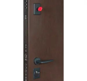 Ușă intrare casă Bulat House 706 Satin Alb Brown-7