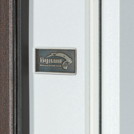 Ușă intrare casă Bulat House 706 Satin Alb Brown-11