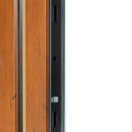 Ușă intrare casă Bulat House 706 Satin Alb Bronz-6