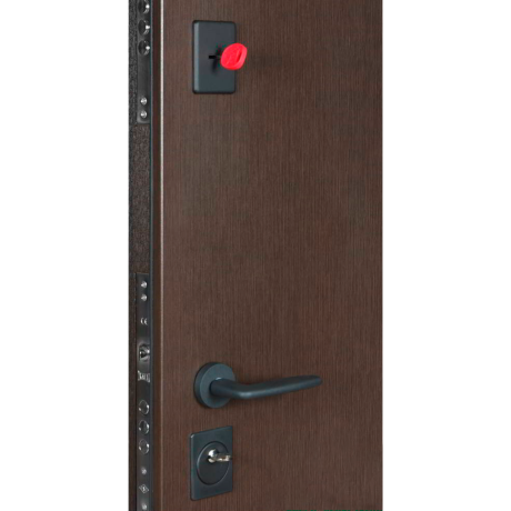 Ușă intrare casă Bulat House 705 Satin Alb Brown-6
