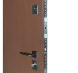 Ușă intrare casă Bulat House 705 Satin Alb Brown-7