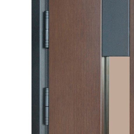 Ușă intrare casă Bulat House 705 Satin Alb Brown-11