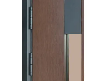 Ușă intrare casă Bulat House 705 Satin Alb Brown-11