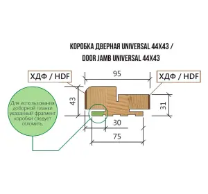 Ușă interior Rodos Rossi cu sticla-3