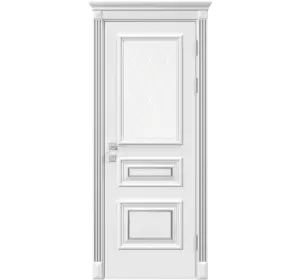 Ușă interior Rodos Rossi cu sticla (Patină aurie/argintie)