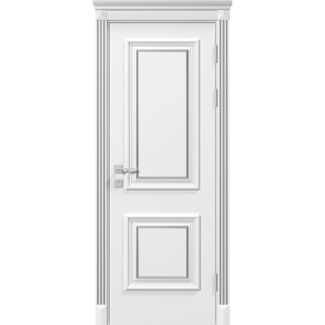 Ușă interior Rodos Laura fără sticla (Patină aurie/argintie)-1